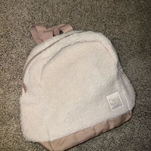 DSW Women's Cream and Tan mini Backpack